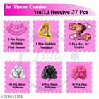 37 Pcs 4th Birthday Decoration kit, Multicolour, Set of 1