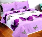 Printed Double Bedsheet with 2 Pillow Covers 