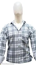 Cotton Blend Checkred Shirt for Men, Multicolor, Pack of 2 