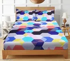 Polycotton Queen Size Bedsheet with Pillow Cover 