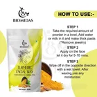 Biomidas Turmeric Facial Wax Powder 