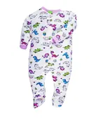 Hosiery Cotton Printed Rompers for Kids, Pack of 3, Multicolor 