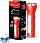EVEREADY Apollo DL 82 1W LED Torch (Red, 13.6 cm, Rechargeable)