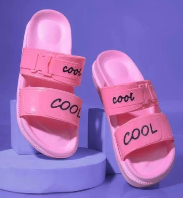 Sliders for Women (Pink, 5)