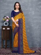 Georgette Printed Saree for Women 