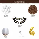 Browni Theme 4th Birthday Balloon Decoration Kit , Multicolor, Pack Of 65