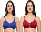 Cotton Blend Non Padded Bra for Women 
