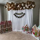 Browni Theme Birthday Balloon Decoration Kit , Multicolor, Pack Of 64