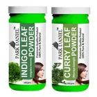 Park Daniel 100% Pure & Natural Indigo Leef Powder & Curry Leaf Powder 