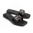 Zakozee Handmade Flats for Women (Black, 6)