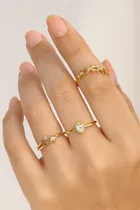 Gold Plated Rings for Women 