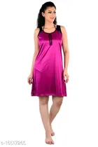 Satin Nightdress Set for Women 