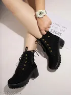 Shoetopia Girls Boots - Black 