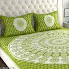 Cotton Queen Bedsheet with 2 Pillow Cover 