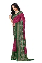 Georgette Printed Saree for Women 