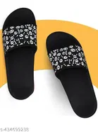 Sliders for Men, Black 