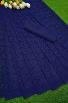 Net Floral Saree for Women 