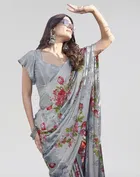 Chiffon Printed Saree for Women 