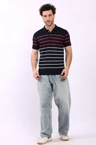 Striped Polo T-Shirt for Men 