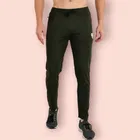Lycra Nylon Logo Printed Track Pant for Men 