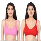 Polycotton Non-Padded Bra for Women 