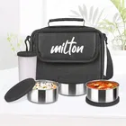 MILTON Steel 4 Container Lunch Box 