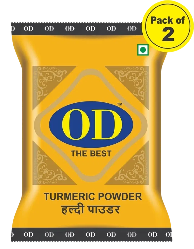OD हल्दी पाउडर 2X100 g (सेट ऑफ़ 2)