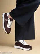 Solid Suede Slip-on Sneakers for Women 