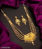 Alloy Necklace with Earrings for Women 