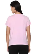 Round Neck Printed T-Shirt for Women 