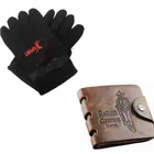 Fleece Winter Gloves with Wallet for Men 