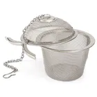 Big Stainless Steel Easy Tea Filter_ 2861