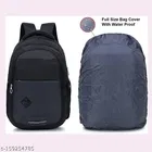 Nylon Backpack for Men & Women, Black