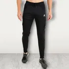 Lycra Nylon Logo Printed Track Pant for Men 