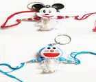 Synthetic Light Cartoon Rakhi for Kids 