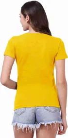 Round Neck Printed T-Shirt for Women 
