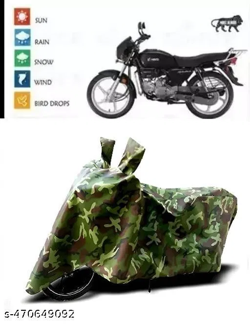 Polyester Cover For Bike/Scooter, Multicolour