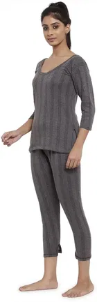 Polycotton Full Sleeves Thermal Set for Women 