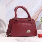 Black Women Hand-held Bag Handle Handbag For Women Small With 5 Pockets
