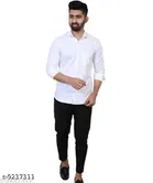 Cotton Blend Solid Shirt for Men, Multicolor, Pack of 2 