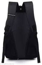 Polyester Backpack for Men & Women, Black