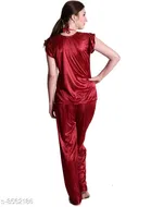 Satin Nightsuit Set for Women 