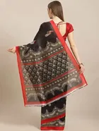 SVB एनिमल प्रिंट साड़ी 