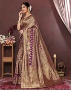 Banarasi Silk Zari Woven Saree for Women 