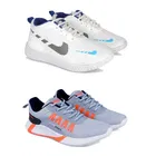 Sports Shoes for Men, Multicolor, Pack of 2 