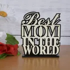 Khatu Crafts Best MOM Standee Black & White 7x5x2inch