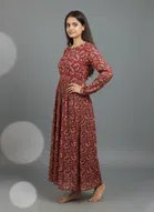 Kalamkari Print Naira Kurti for Women 
