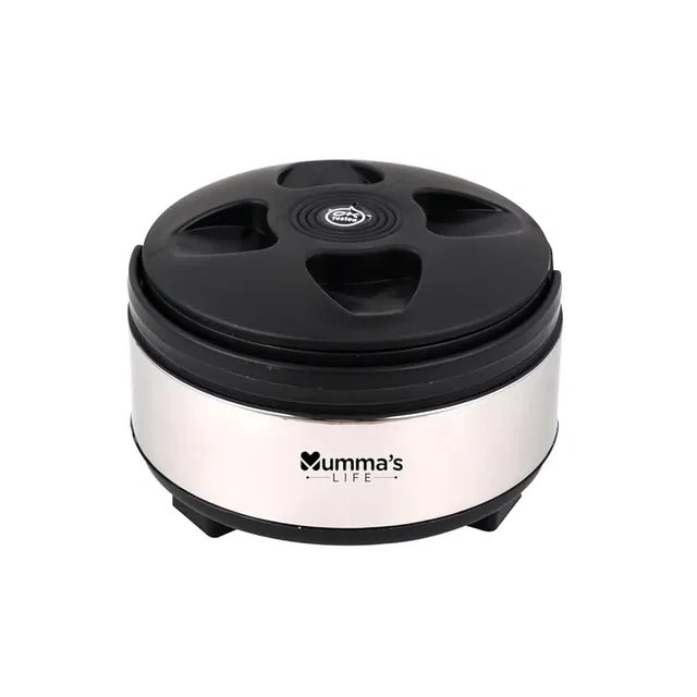 Mumma's Life Johnny Stainless Steel Casserole, Silver [1500 ml]