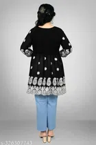 Georgette Chikankari Top for Women 