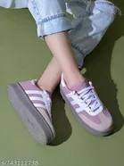 Shoetopia Girls Sneakers Peach 